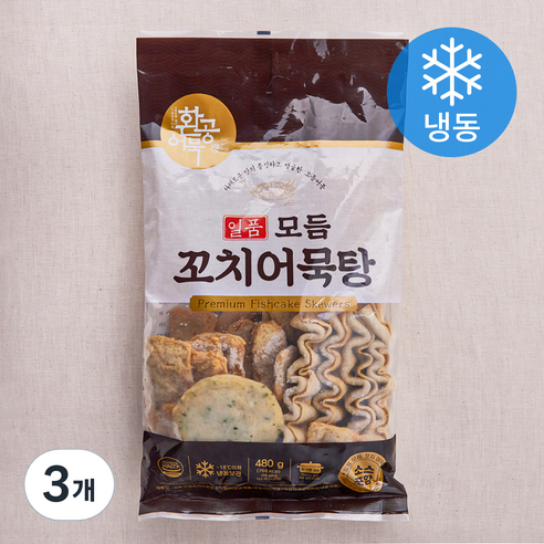 환공어묵 모듬꼬치 어묵탕 (냉동), 480g, 3개