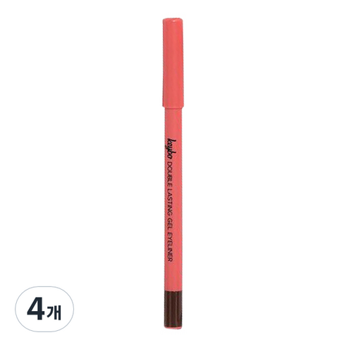 키보 더블래스팅 젤 펜슬 아이라이너 0.5g, 4개, 월넛브라운