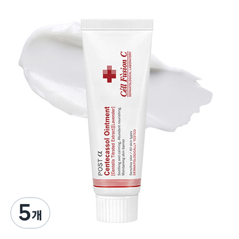 셀퓨전씨 센테카솔 연고 크림, 40ml, 5개