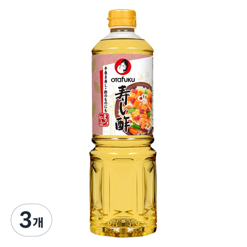 오타후쿠 스시스 초밥용 식초, 1L, 3개