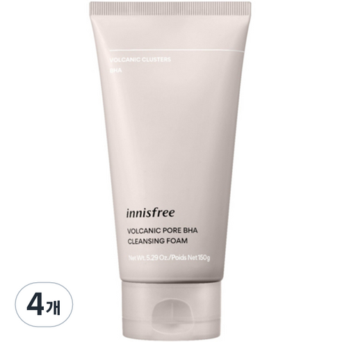 이니스프리 화산송이 모공 바하 클렌징 폼, 150g, 4개