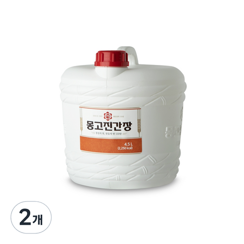 몽고진간장, 2개, 4.5L