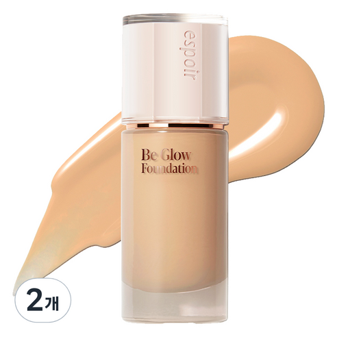 에스쁘아 비글로우 SPF27 PA++ 파운데이션 30g, 25N 뉴트럴 탠, 2개