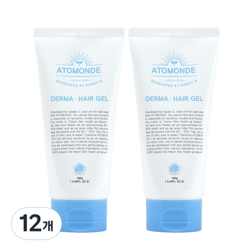 아토몽드 더마 헤어젤, 160g, 12개