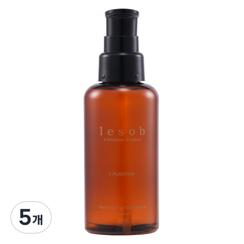 르솝 퍼퓸 아르간오일 헤어에센스 가을 Automne, 80g, 5개