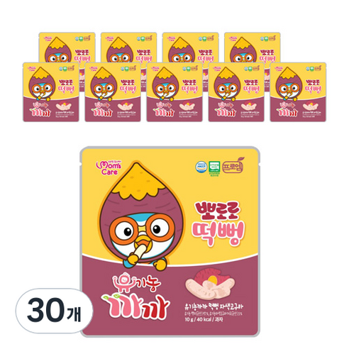프로엠 유기농까까 떡뻥 10g, 자색고구마, 30개