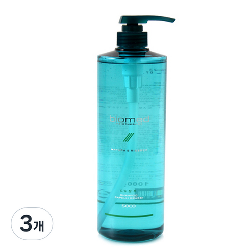 바이오메드 까펠리 그라씨 샴푸, 1000ml, 3개