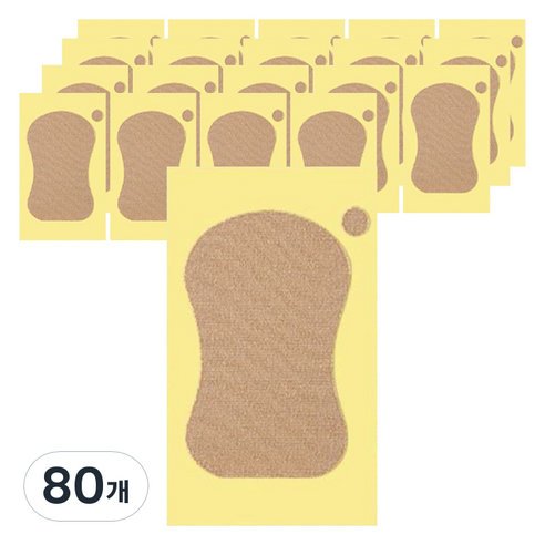 지음앤 겨드랑이 땀 흡수 패치, 80개