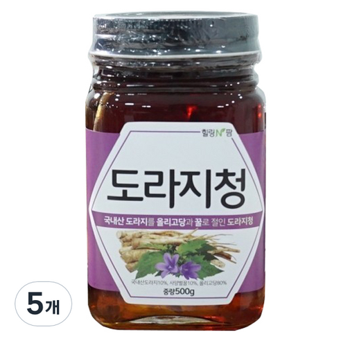 힐링N팜 도라지청, 500g, 5개