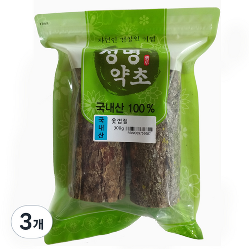 청명약초 옻껍질, 300g, 3개