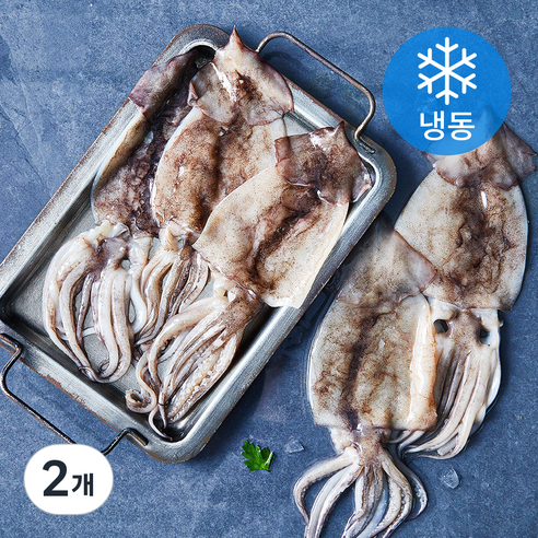 김씨밥 손질 오징어 (냉동), 800g, 2개
