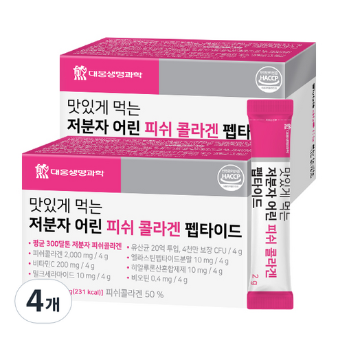 대웅생명과학 맛있게 먹는 저분자 어린 피쉬 콜라겐 펩타이드 30p, 2개, 60g