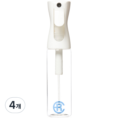 에어라파 압축 스프레이 분무기 대형 300ml, 크리스탈화이트, 4개