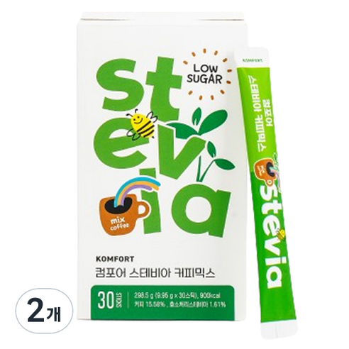 컴포어 스테비아 커피믹스, 9.95g, 30개입, 2개