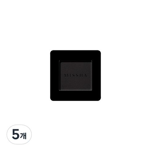 미샤 모던 섀도우 매트, 코드블랙(MBK01), 5개