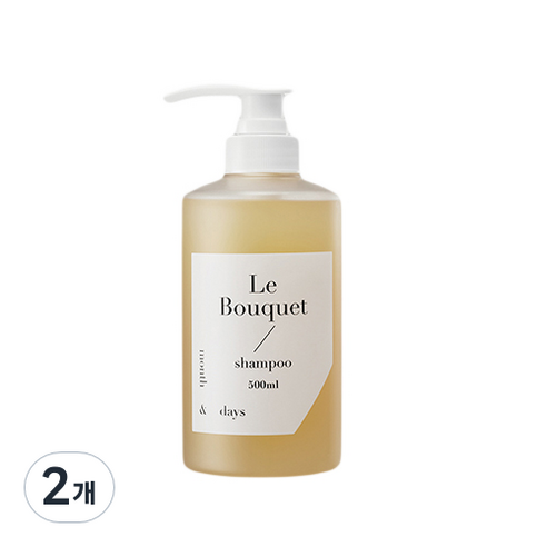 먼스앤데이즈 르 부케 샴푸, 2개, 500ml