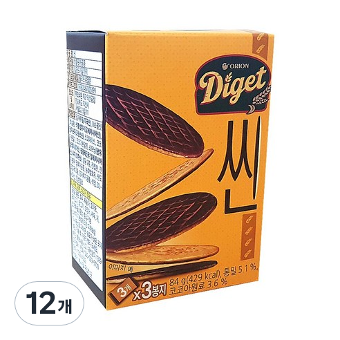 다이제씬 3p, 84g, 12개