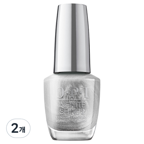 오피아이 인피니트샤인 매니큐어 HRP16, HRP16 Go Big or Go Chrome, 15ml, 2개