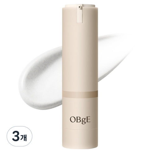 OBge 내추럴 커버 로션 에어핏 톤업크림 50g, 3개