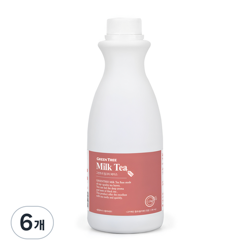 그린트리 밀크티베이스, 1.2kg, 6개
