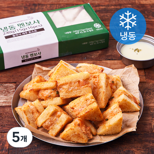 지엔씨푸드 멘보샤 16개입 (냉동), 240g, 5개