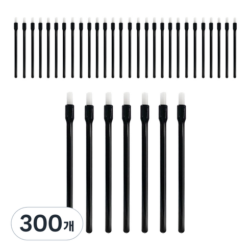 일회용 립 브러쉬, 혼합색상, 300개