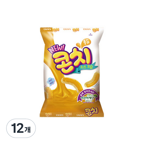 콘치 치즈크림, 110g, 12개