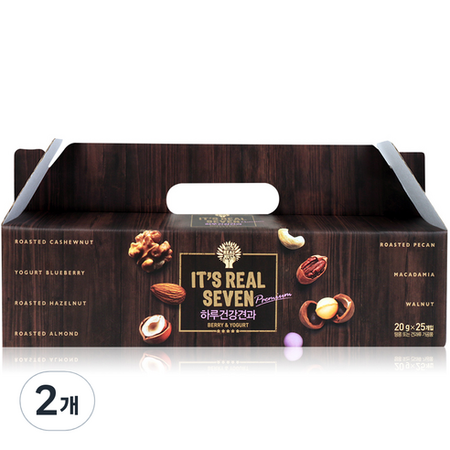 잇츠리얼넛츠 리얼7 프리미엄 25p, 500g, 2개