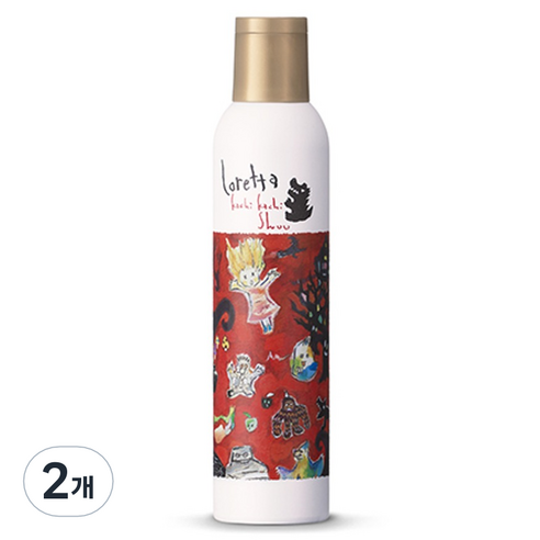 loretta 카치카치 슈 헤어 스프레이, 200g, 2개