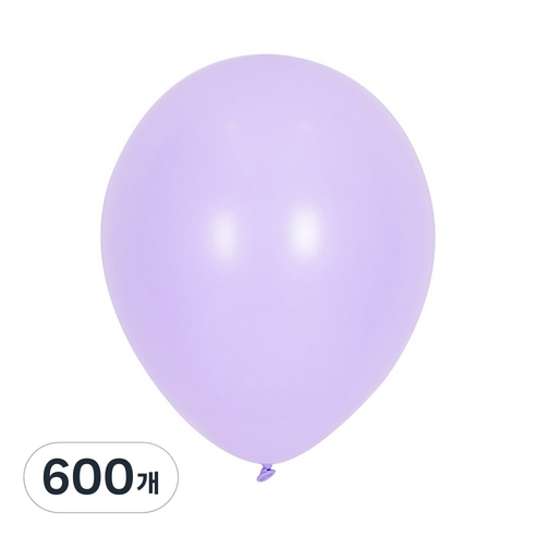셈퍼텍스 파스텔메이트 풍선 13cm, 라일락, 600개