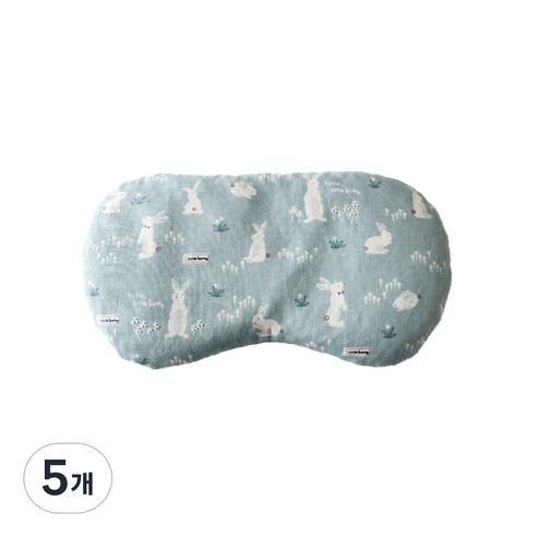 안대형 팥 눈찜질팩 천연 핫팩 하늘위의흰토끼, 1개입, 1개