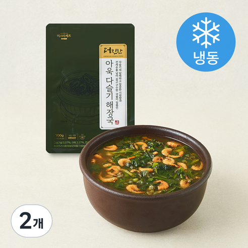 [로켓프레시] 미스타셰프 더진한 아욱 다슬기 해장국 (냉동), 700g, 2개