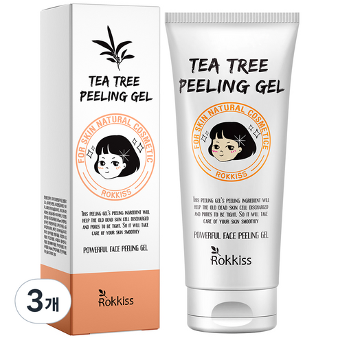 록키스 티트리 필링젤, 120ml, 3개