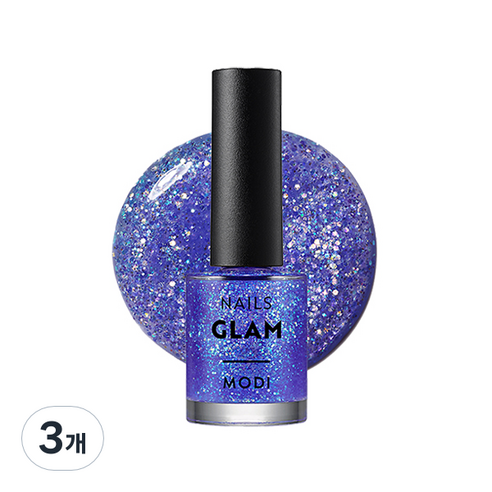 에뛰드 모디 글램 네일즈 9ml, 113호 크로우스블루, 3개