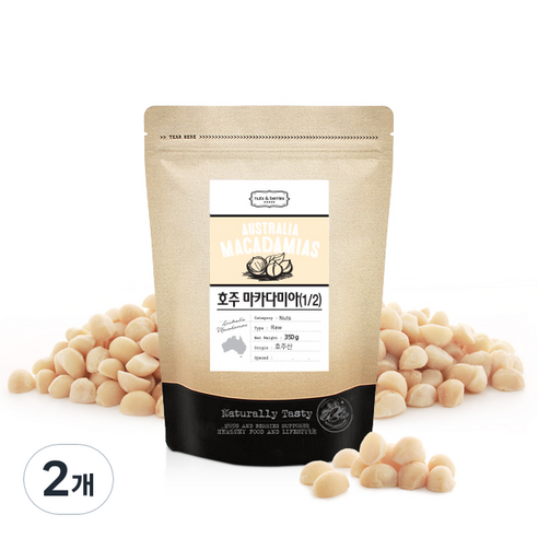 넛츠앤베리스 마카다미아, 350g, 2개