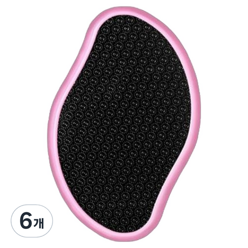 아늑공간 스톤 발각질 제거기 핑크, 1개입, 6개, 100g
