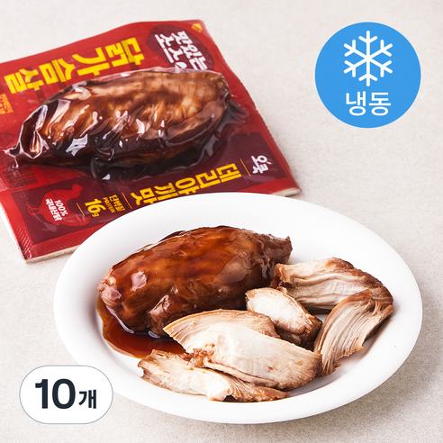 오쿡 맛있는 소스 닭가슴살 데리야끼맛 (냉동), 100g, 10개