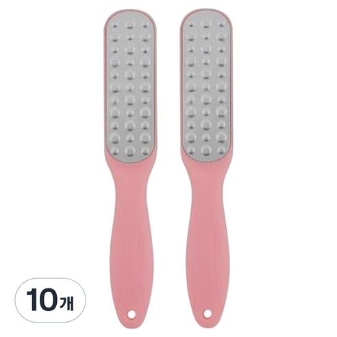 아늑공간 발바닥 뒷꿈치 각질제거기 핑크, 1개입, 10개, 100g