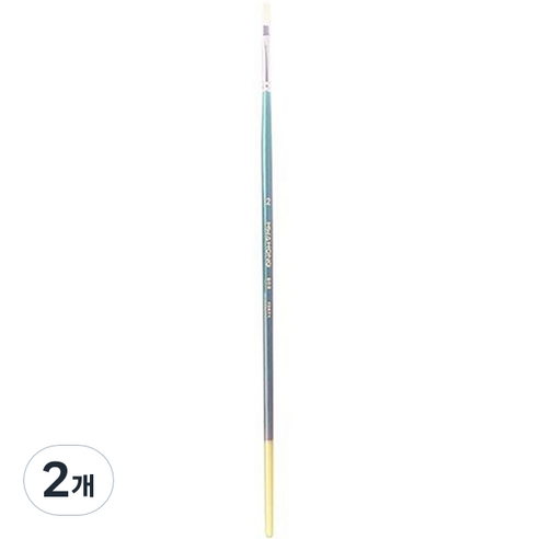 라운드헤드 특수 수채화 붓 2호, 8 x 5 x 288 mm, 2개