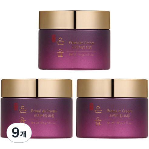 은율 프리미엄 한방 크림, 60g, 9개