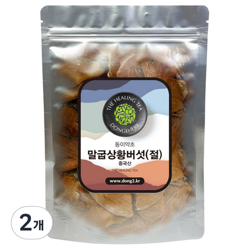 동이약초 상황버섯 절, 500g, 2개