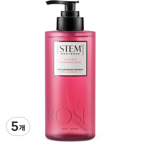 케라시스 스템루텐스 탈모증상완화 샴푸 클래식 블루밍 로즈향, 5개, 500ml