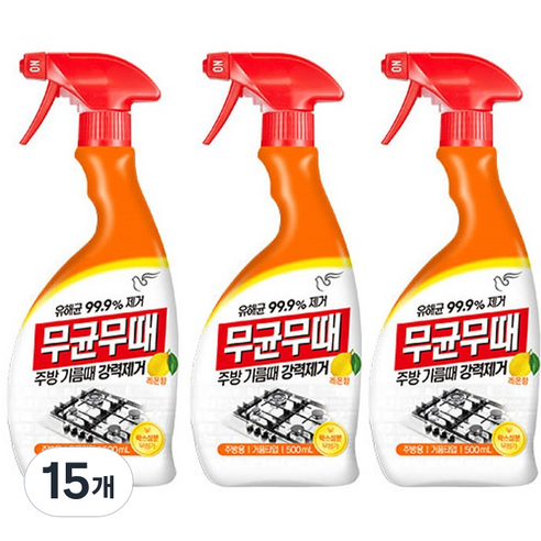 무균무때 주방용, 500ml, 15개