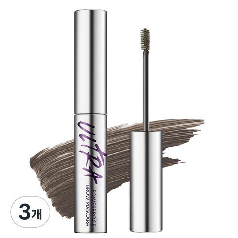 미샤 울트라 파워프루프 브로우 카라 4g, 그레이 브라운, 3개