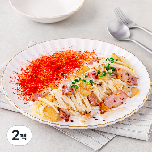 을지다락 매콤 크림파스타 밀키트 2인분, 534g, 2팩