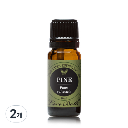 러브바스 아로마 에센셜오일 파인, 10ml, 2개