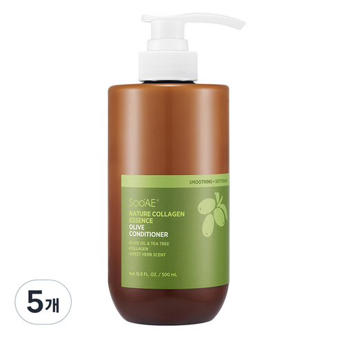 네이처 콜라겐 올리브 헤어 컨디셔너, 500ml, 5개