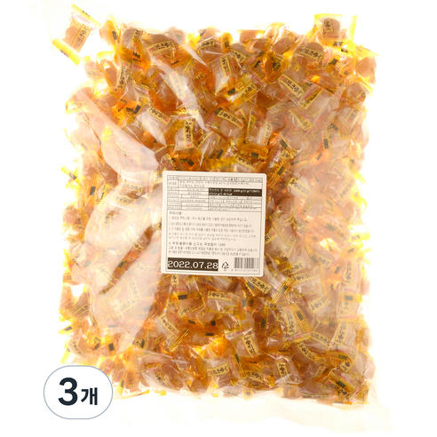 일광제과 캔디 누룽지맛, 3kg, 3개