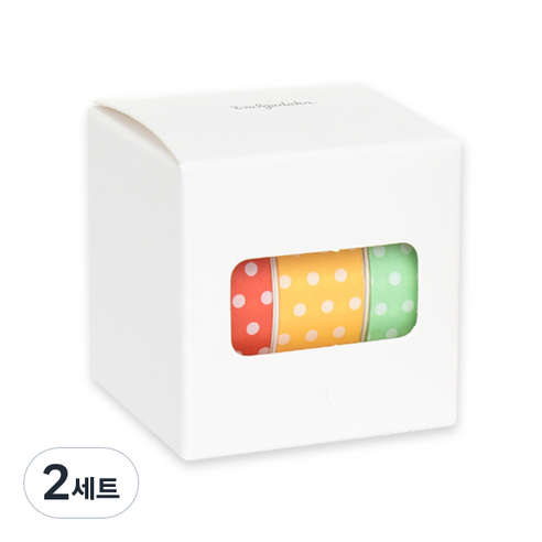 왈가닥스 아르떼 마스킹테이프 15mm x 10m 3종 세트, Pierrot (331,332,333), 2세트