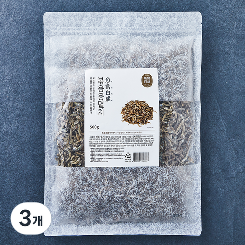 어식백세 멸치 볶음용, 500g, 3개